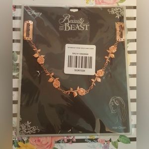 Beauty and the Beast Rose Gold Hair Chain
